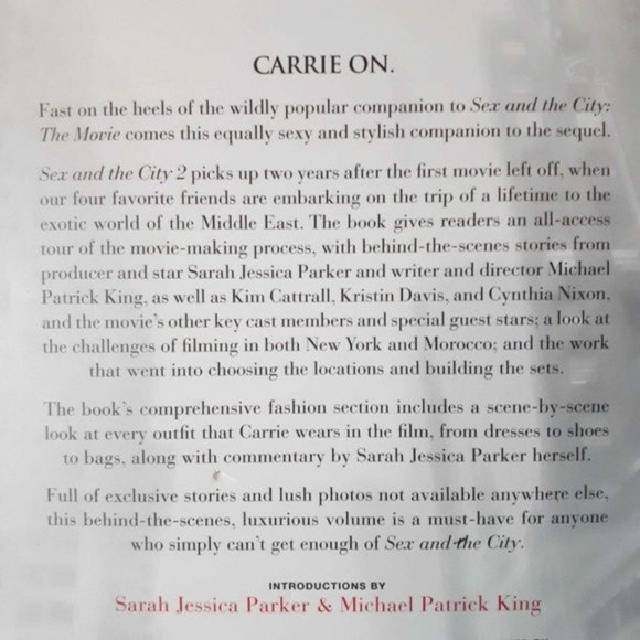 Sex And The City 2 Book - Picture 2 of 6